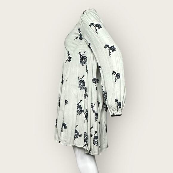 EUC | Free People | Emma Austin Tunic Swing Mini Dress | Gray | Large - Picture 6 of 15